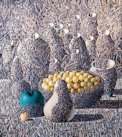 Still life with a pear