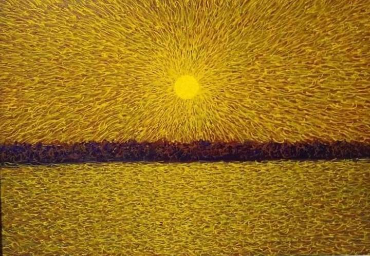 Sun over the water